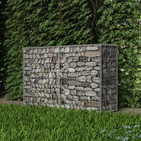 Oakestry Premium Galvanized Steel Gabion Stone Basket Outdoor Retaining Wall Frame Rock Cavern Structure Modular Wire Mesh Heavy Duty Stone Filled Cage Garden Erosion Control Decorative Divider