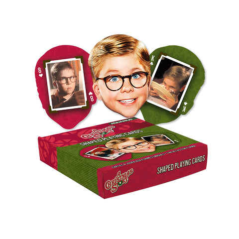AQUARIUS A Christmas Story Playing Cards - Christmas Story Shaped Deck of Cards for Your Favorite Card Games - Officially Licensed Christmas Story Merchandise & Collectibles