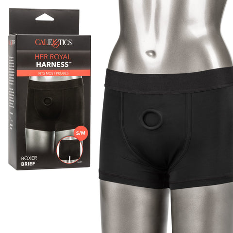 CalExotics Her Royal Harness Boxer Brief - S/M