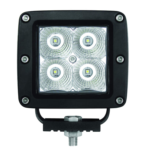 HELLA 357204031 ValueFit Cube Flood Beam (Off Road, 4LED), Multi