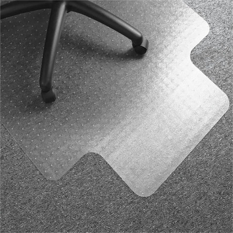 Computex Static Vinyl Lipped Chair Mat for Carpets up to 3/8Inch - 36Inch x 48Inch
