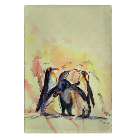 Betsy Drake GT097 Penguins Guest Towel