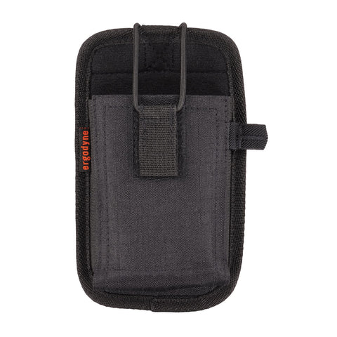 Ergodyne Squids 5542 Barcode Scanner Holster Pouch for Phone Size Mobile Computers, Holder for Handheld Bar Code Scanners, Loop Attachment for Belt or Equipment Black Small