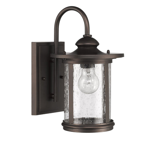 Chloe Lighting CH22026RB13-OD1 Cole Transitional 1-Light Outdoor Wall Sconce, 13", Rubbed Bronze
