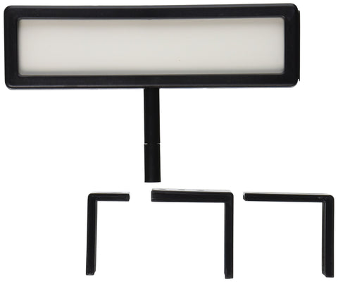 People Pointer People Pointer Cubicle Sign, Plastic, 8.5 X 2, Black