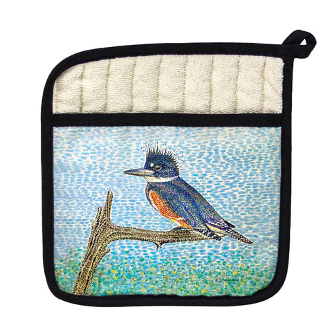Kingfisher Pot Holder - 9x9