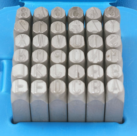 HHIP 8016-0013 Pro-Series Number and Letter Stamp Set, 3/16" Size