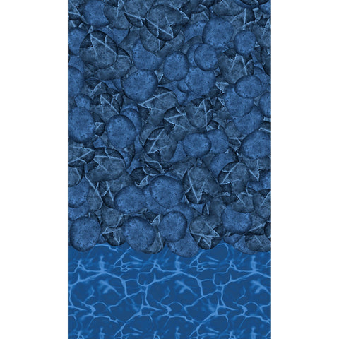 Blue Wave Pebble 8 Ft Round Pool Liner for Above Ground Pools – Weather Resistant Heavy Gauge Vinyl with Unibead Design & Welded Seams – Blue, Fits 52-in Deep Walls