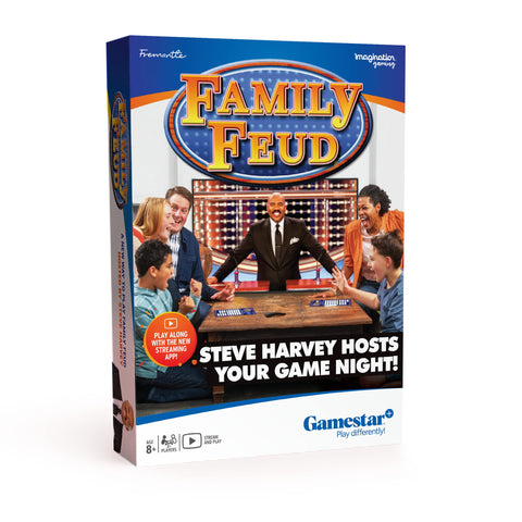 Family FEUD Game, Stream Right into Your Living Room, Gamestar+ App, Studio Excitement at Home, Hundreds of Survey Questions