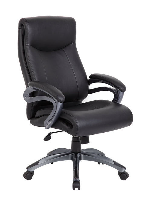Boss Office Products Double Layer Executive Chair in Black