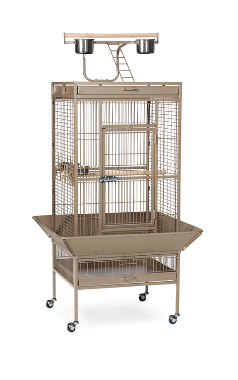 Prevue Hendryx Pet Products Wrought Iron Select Bird Cage 3152COCO Coco Brown, 24-Inch by 20-Inch by 60-Inch