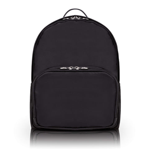 McKlein NEOSPORT, Nano Tech-Light Nylon, 15" Classic U Shape Laptop Backpack, Black (19045)