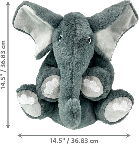 KONG Comfort Kiddos Jumbo Elephant Squeak Dog Toy for Large and X-Large Breeds