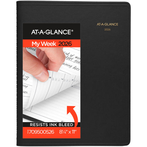 AT-A-GLANCE 2026 Appointment Book Planner, Weekly, 8-1/4