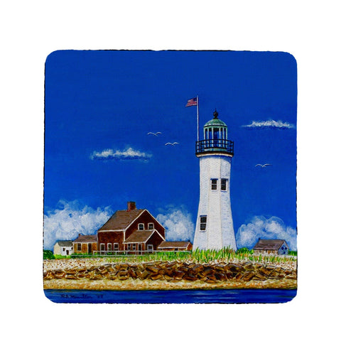 Betsy Drake Scituate Lighthouse Coaster Set of 4