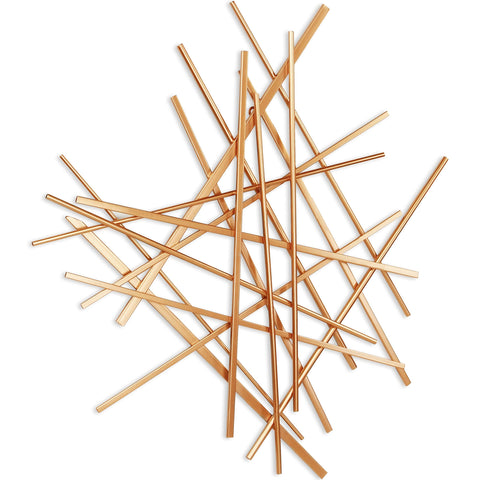 Cheung's Avalon Rose Gold Abstract Wall Art (5370RG)