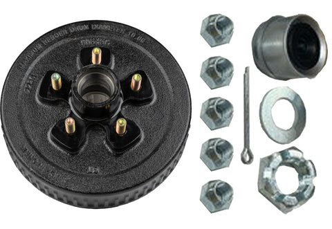 Ultra-Fab Hub/Drum Assembly - Loaded (3,500 lb. Capacity, 5" X 4.5", 1/2"-20, for 10" Brake) 48-979550 Products