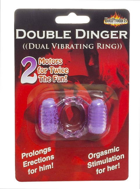 Brand New Double Dinger (Purple) "Item Type: Cockrings" (Sold Per Each)