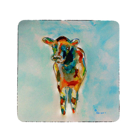 Betsy Drake Betsy's Cow Coaster Set of 4