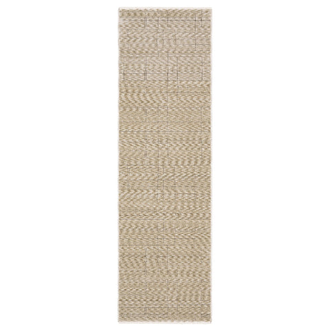 Oriental Weavers Capella Area Rug - CAP07-2'3" x 7'6" - in Beige/Brown - Modern Industrial Style, Stain Resistant, Family and Pet Friendly, Entryway, Hallway Runner Rug