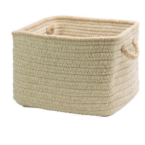 Natural Style Square Basket - Canvas 18inch x18inch x12inch