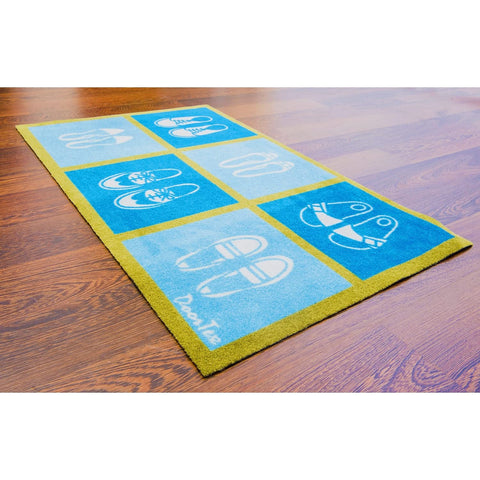 P-Tex Short Utility Pet Indoor Entrance Runner Mat 20" x 30" Shoes Design