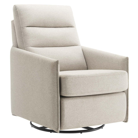 Modway EEI-6738-OAT Etta Upholstered Fabric Lounge Chair, Oatmeal