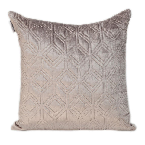 Parkland Collection Aleta Transitional Taupe Throw Pillow