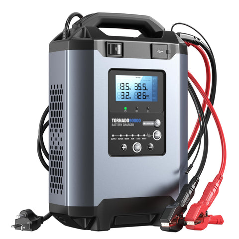 TOPDON USA - 90A Stable Power Supply Smart Charger 12V/24V