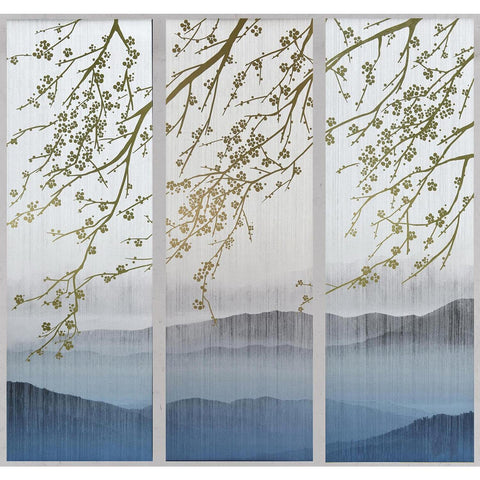 TX USA Corporation 48" x 48" Rainer 3 Panel Canvas Wall Art - Multicolored