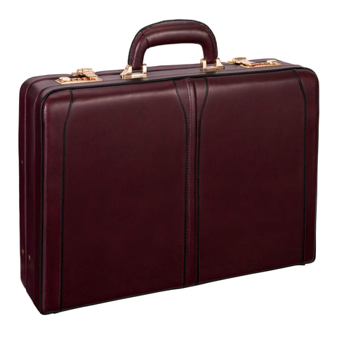 TURNER, Leather 4.5" Expandable Attaché Briefcase
