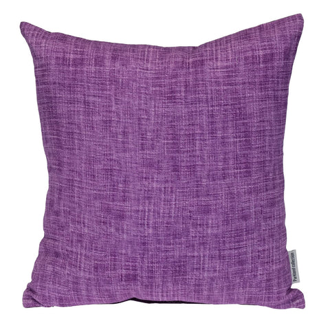 Parkland Collection Transitional Woven Purple Square 18" x 18" Pillow