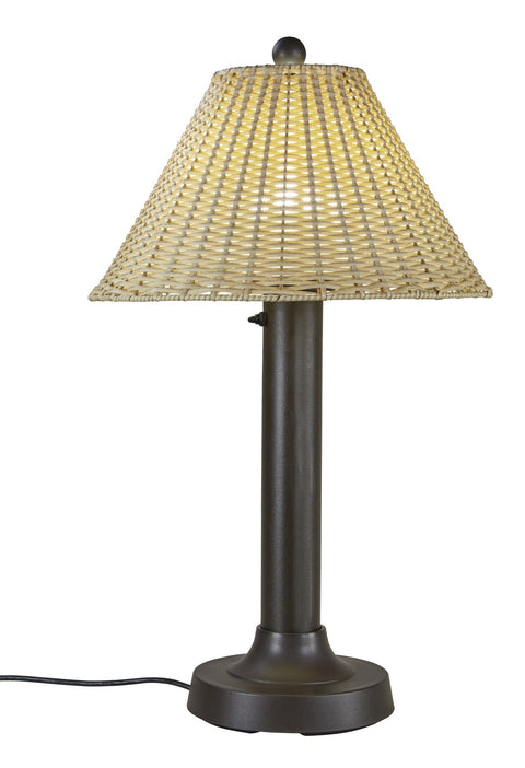Patio Living Concepts 19257 Tahiti Outdoor Table Lamp with 3" Tubular Body, 34"