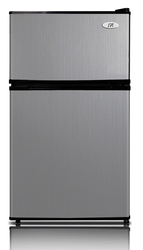 SPT RF-314SSA: 3.1 cu. ft. Double Door Refrigerator in Stainless Steel – Energy Star