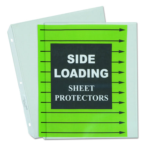 C-Line Side Loading Polypropylene Sheet Protectors, Clear, 2", 11 x 8.5, 50/Box