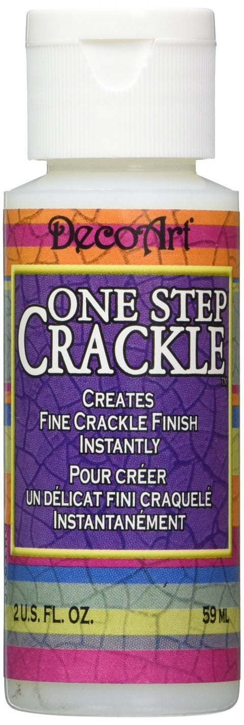 DecoArt DS69C-3 One Step Crackle Carded Paint, 2-Ounce