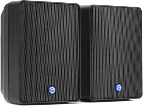 Atlas Sound SM42T-B 4" 2-Way Weather Resistant Speaker System With 70.7V/100V-16W Transformer