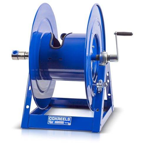 Coxreels 1175-6-100 Hand Crank Hose Reel: 1" I.D., 100' Hose Capacity, Less Hose, 3000 PSI