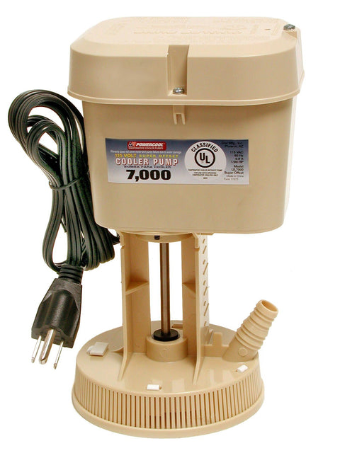Dial Manufacturing 1075 7000CFM Offset Pump, 1, Tan