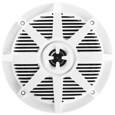BOSS Audio Systems MR62W 6.5 inch Marine Boat Stereo Speakers - 200 Watts (per Pair), Coaxial, 2 Way, Full Range, 4 Ohms, Weatherproof, Sold in Pairs