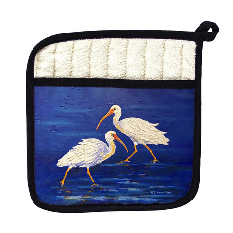 Ibis Passing Pot Holder - 9x9