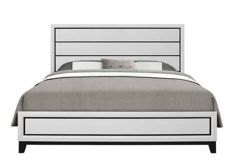 Global Furniture USA Kate King Bed, White