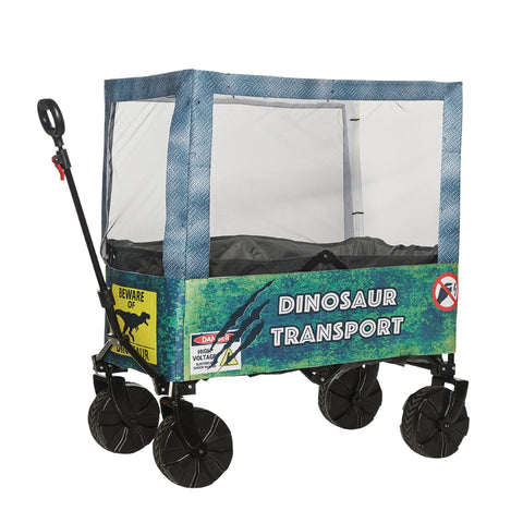 Seeing Red Dinosaur Cage Wagon Cover Halloween Accessory