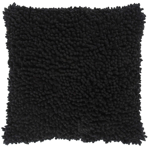 Rizzy Home 18" x 18" Cotton Pillow Cover in Black
