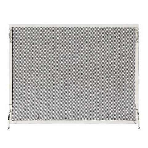 Minuteman International Fireplace Screen 38 x 30-in Nickel