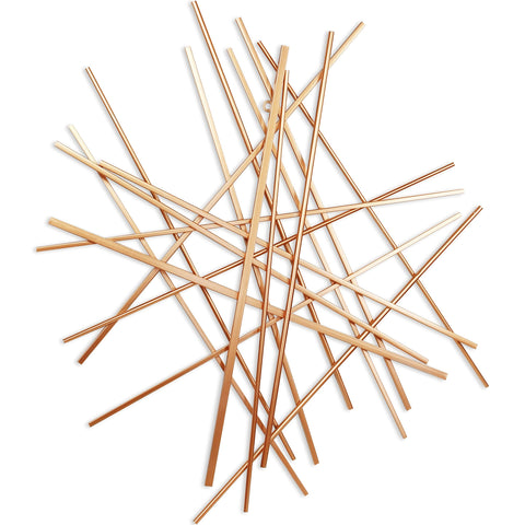 Cheung's Avalon Rose Gold Large Abstract Wall Art (5369RG)