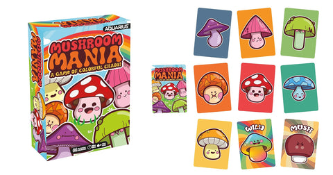 Aquarius Mushroom Mania Card Game - Great Family Fun - Ages 6+ - Officially Licensed for Fun - Merchandise & Collectibles