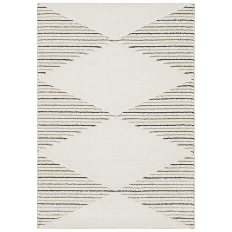 Oriental Weavers Cambria Area Rug - 4927C - 3'3" x 5' - in Beige/Multi - Scandinavian Inspired, Stain Resistant, Family and Pet Friendly, Entrway, Bedroom Rug