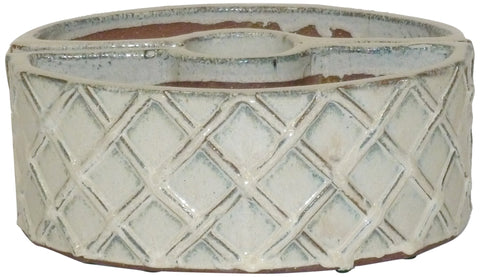 Alfresco Home Cobblestone Umbrella Planter