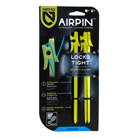 NEMO Equipment Airpin Tent Stakes - One Color - 4-Pack